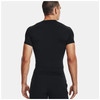 UNDER ARMOUR Men's Tactical HeatGear Compression Black/Clear Medium V-Neck T-Shirt (1216010-001-MD)