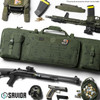 SAVIOR EQUIPMENT Camo Urban Warfare 46in Desert Night Camo Double Rifle Bag with Backpack Strap (RB-4612DG-VER2-DNC)