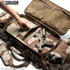 SAVIOR EQUIPMENT Camo Urban Warfare 55in Chocolate Chip Camo Double Rifle Bag with Backpack Strap (RB-5512DG-VER2-DBDU)