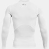 UNDER ARMOUR Men's HeatGear White / Black LS Shirt (1361524-100)