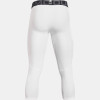 UNDER ARMOUR Men's HeatGear White / Black 3/4 Leggings (1361588-100)