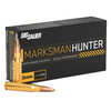 SIG SAUER Marksman Hunter 6.5 Creedmoor 130Gr Sierra GameKing Jacketed Hollow Point 20Rd/Box Rifle Ammo (E65CMGK130-20)