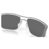 OAKLEY Holbrook TI Satin Chrome Frame/ Prizm Black Lenses Sunglass (OO6048-0157)