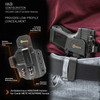GRITR OMNI IWB/OWB Ambidextrous Kydex Pistol Holster Fits Canik METE MC9/MC9 PRIME