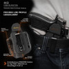GRITR OMNI IWB/OWB Ambidextrous Kydex Holster Fits Sig P365-XMACRO w/ TLR7-A