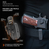 GRITR OMNI IWB/OWB Ambidextrous Kydex Pistol Holster Fits Railed/Non-Railed 1911