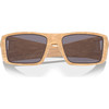 OAKLEY Heliostat Matte Stone Desert Tan Frame/Prizm Grey Polar Lenses Sunglasses (OO9231-1761)