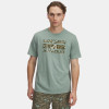 UNDER ARMOUR Men's Stacked Logo Fill Silica Green/Marine OD Green T-Shirt (1361903-348)
