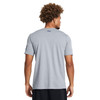 UNDER ARMOUR Men's Freedom Logo Steel Medium Heather/Royal T-Shirt (1382970-035)