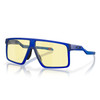 OAKLEY Unisex Helux Matte Crystal Blue Frame/ Prizm Gaming Lenses Rectangular Sunglasses (OO9285-0361)