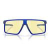 OAKLEY Unisex Helux Matte Crystal Blue Frame/ Prizm Gaming Lenses Rectangular Sunglasses (OO9285-0361)