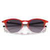 OAKLEY Pitchman R Fabio Red Fade Frame/Prizm Black Gradient Lenses Sunglasses (OO9439-1750)