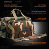 GRITR 4-in-1 Gun Range Bag w/ Tote Bag, Cleaning Mat & Admin Pouch, M81 Camo