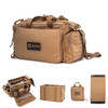 GRITR 4-in-1 Gun Range Bag w/ Tote Bag, Cleaning Mat & Admin Pouch, Flat Dark Earth