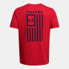 UNDER ARMOUR Men's Freedom Flag Downpour Red/Midnight Navy T-Shirt (1370810-601)