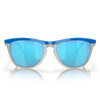 OAKLEY Frogskins Hybrid Primary Blue/Cool Gray Frame/Prizm Sapphire Sunglasses (OO9289-0355)