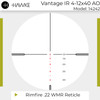HAWKE Vantage IR 4-12x40 AO 1in Rimfire .22 WMR Reticle Riflescope (14242)