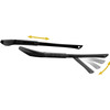 ESS ICE Black Shooting Glasses with Hi-Def Yellow/Smoke Gray/Clear Lenses (740-0020)