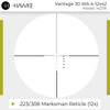 HAWKE Vantage 30 WA 4-12x42 .223/.308 Reticle Riflescope (14278)