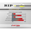 VICTORY ARCHERY RIP Elite Fletched 7.0 GPI Arrows, 6-Pack (RIPAE-500FB-6)