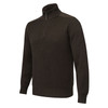 BERETTA Men's Dover Tech Brown Bark Half Zip Sweater (PU691T234608C1)