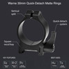 WARNE Maxima 30mm Quick Detach Low Matte Rings (213LM)