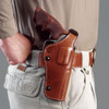 GALCO PHX106 Dual Position Phoenix S&W L Frame 686 Right Hand Tan Leather Belt Holster (PHX106)