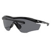 OAKLEY M2 Frame XL Sunglasses with Polished Black Frame and Grey Lens (OO9343-01)