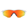 OAKLEY M2 Frame XL Sunglasses with Polished White Frame and Fire Iridium Lens (OO9343-05)