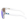 OAKLEY Holbrook XL Sunglasses with Polished Clear Frame and Prizm Sapphire Polarized Lens (OO9417-0759)