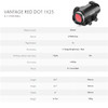 HAWKE Vantage 1x25 Black Red Dot Sight with 9-11mm Rail (12106)