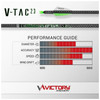VICTORY ARCHERY V-TAC 23 Gamer 380 Spine 6.8 GPI Target Shaft (VTAC23G-380S-12)