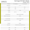 HAWKE Vantage 30 WA IR 1-8x24 Fiber Dot 1/2 MOA Low-Profile Riflescope (14510)