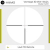 HAWKE Vantage 30 WA IR 1-8x24 Fiber Dot 1/2 MOA Low-Profile Riflescope (14510)