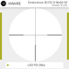 HAWKE Endurance 30 WA Fiber Dot 3-18x50 SF LR2 Fiber Dot Riflescope (16435)