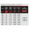 VICTORY ARCHERY 3DHV Gamer 350 Spine 6.4 GPI Target Shaft (RIPXVGA-350S-12)