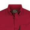 DRAKE Men's 8-Shot Flyweight Chili Pepper Red Short Sleeve Shirt (AD9500-CPR)