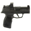 SIG SAUER P365X 9mm 3.1in 2x12rd Black Striker Fired Pistol with Romeo-RS Compact Sight (365X-9-BXR3P-RS)