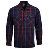 VERTX Men's Canyon River Flannel Midnight Clay Plaid LS Shirt (F1-VTX1500-MDCP)
