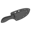 SPYDERCO Bill Moran 3.875in PlainEdge Blade/FRN Black Knife with Boltaron Sheath (FB02P)