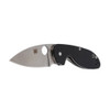 SPYDERCO Efficient G-10 Black Handle PlainEdge Folding Knife (C216GP)