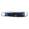 CASE XX Trapper Navy Blue Bone with Red Shield 2-Blade Pocket Knife (07051)