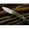 COLD STEEL AD-15 3.5in Drop Point Blade OD Green G-10 Handle Folding Knife (CS-58SQ)