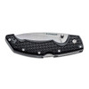 COLD STEEL Large Voyager 4in Drop Point Blade Black Griv-Ex Handle Folding Knife (CS-29AB)
