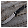 COLD STEEL Razor Tek 4in Clip Point Blade Black GFN Handle Fixed Knife with Sheath (CS-FX-4RZR)