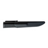 COLD STEEL Finn Bear 4in Straight Back Blade Black Polypropylene Handle Fixed Knife with Sheath (CS-20PC)