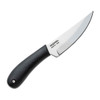 COLD STEEL Roach Belly 4.5in Trailing Point Blade Black Polypropylene Handle Fixed Knife with Sheath (CS-20RBC)