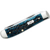 CASE XX Mini Trapper 2.7in Mediterranean Blue Bone Pocket Knife (51852)