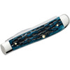 CASE XX Mini Trapper 2.7in Mediterranean Blue Bone Pocket Knife (51852)