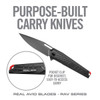 REAL AVID/REVO RAV-5 Steel 3.4in Drop Point Blade Folding Knife (AVRAV5)